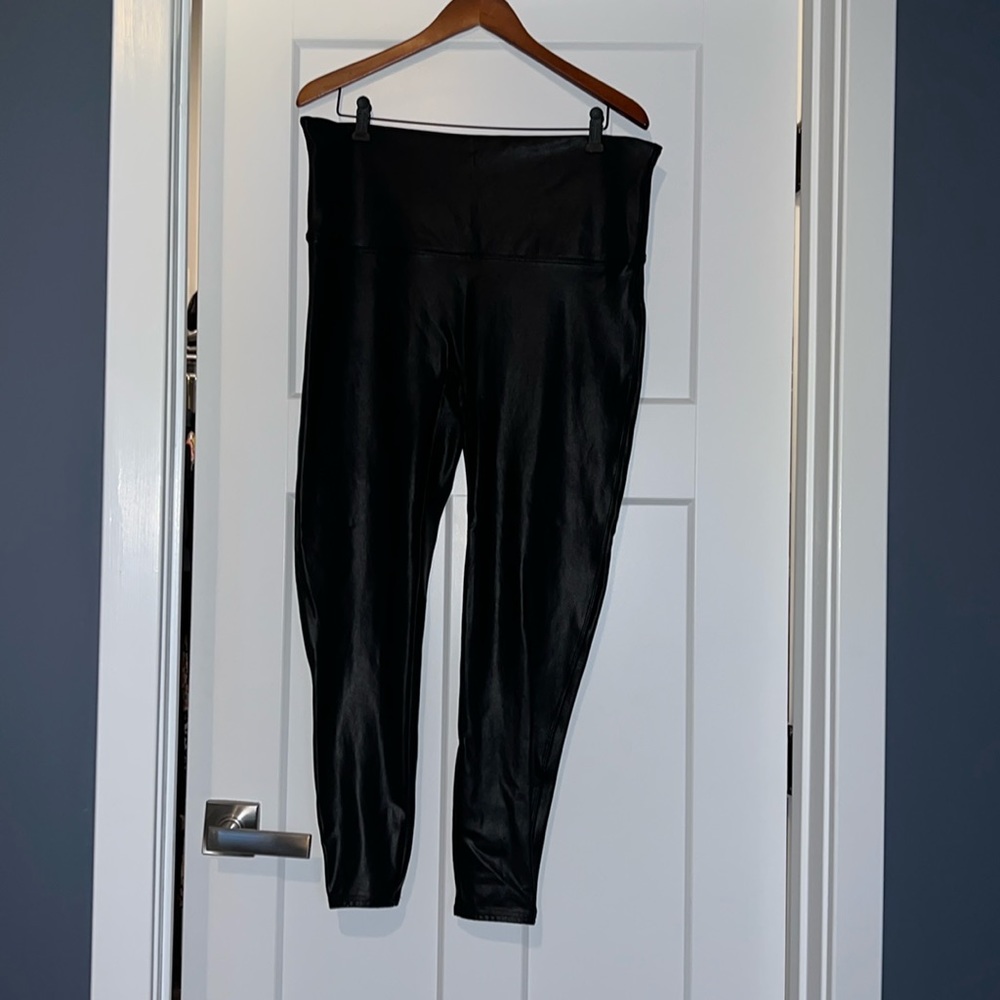 Spanx faux leather leggings